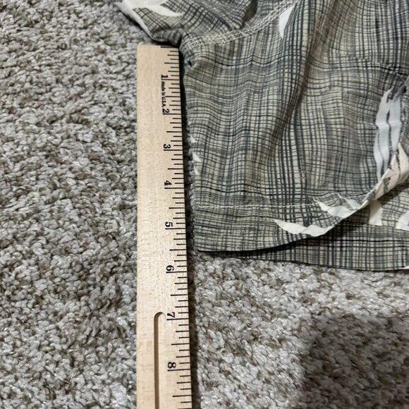 Tommy Bahama Swim Trunks Mens XL Gray Palm Leaf Print Board Shorts Nylon Relax - Picture 8 of 8